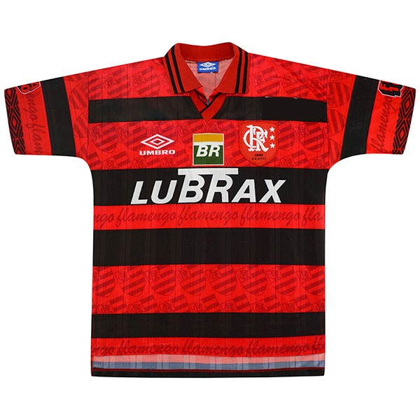 Camiseta Flamengo 1ª Retro 1995 1996 Rojo
